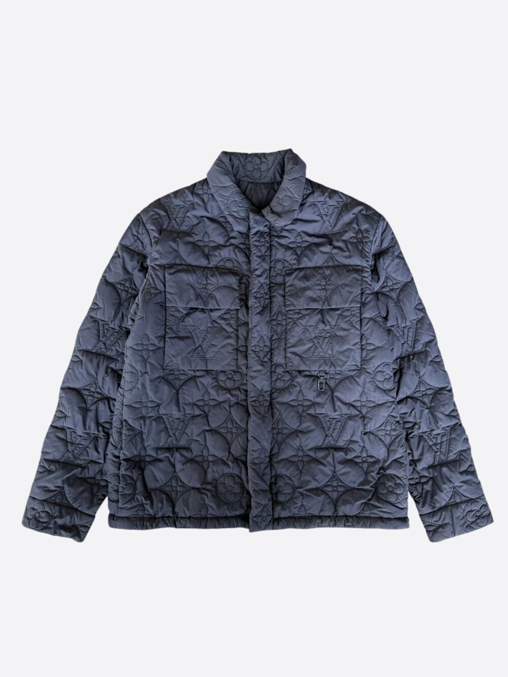 Louis Vuitton Navy Monogram Padded Jacket